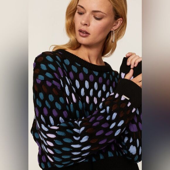 Cropped Polka Dot Wool Sweater by‎ Koche Sz XS - Picture 9 of 9